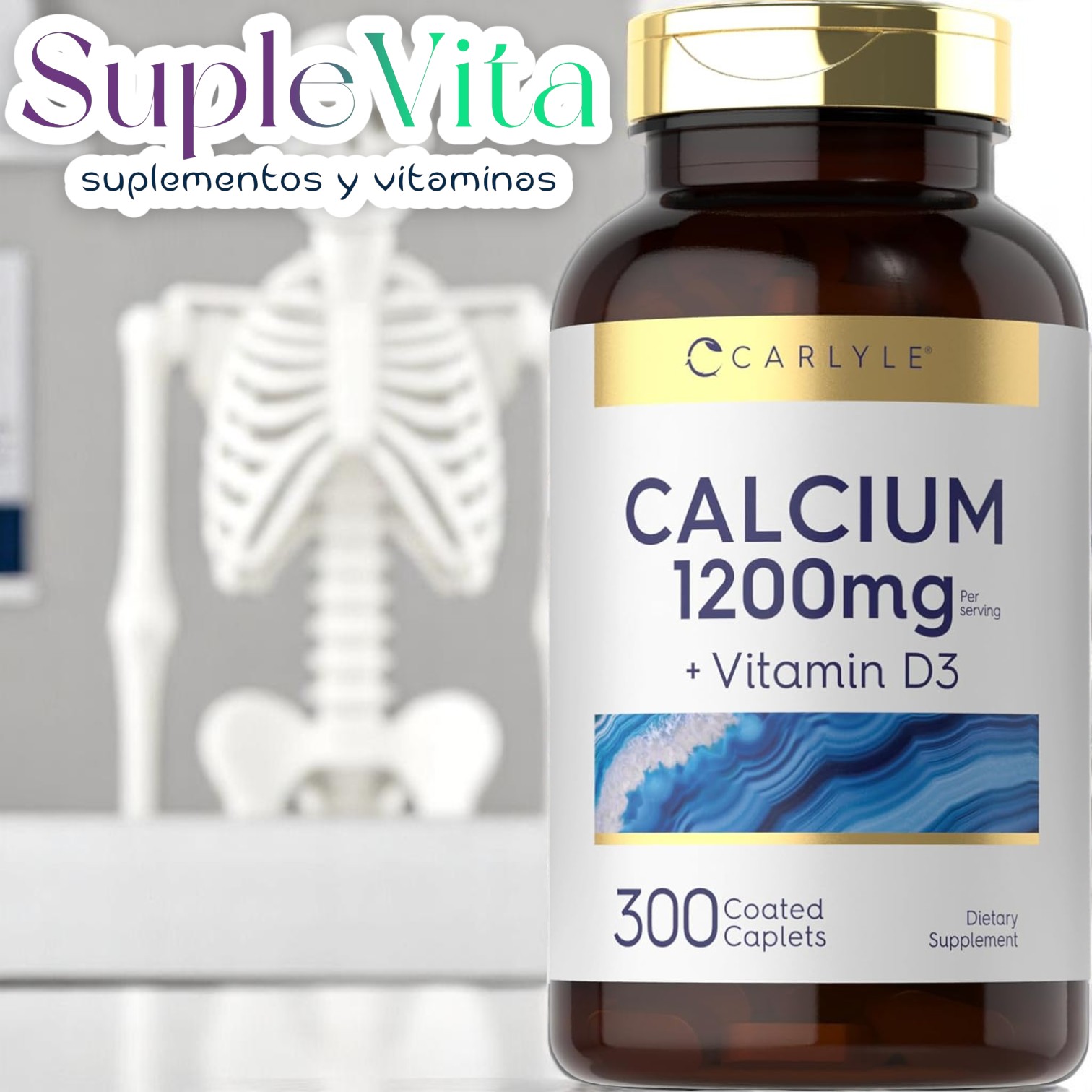 Calcio 1200MG Tabletas