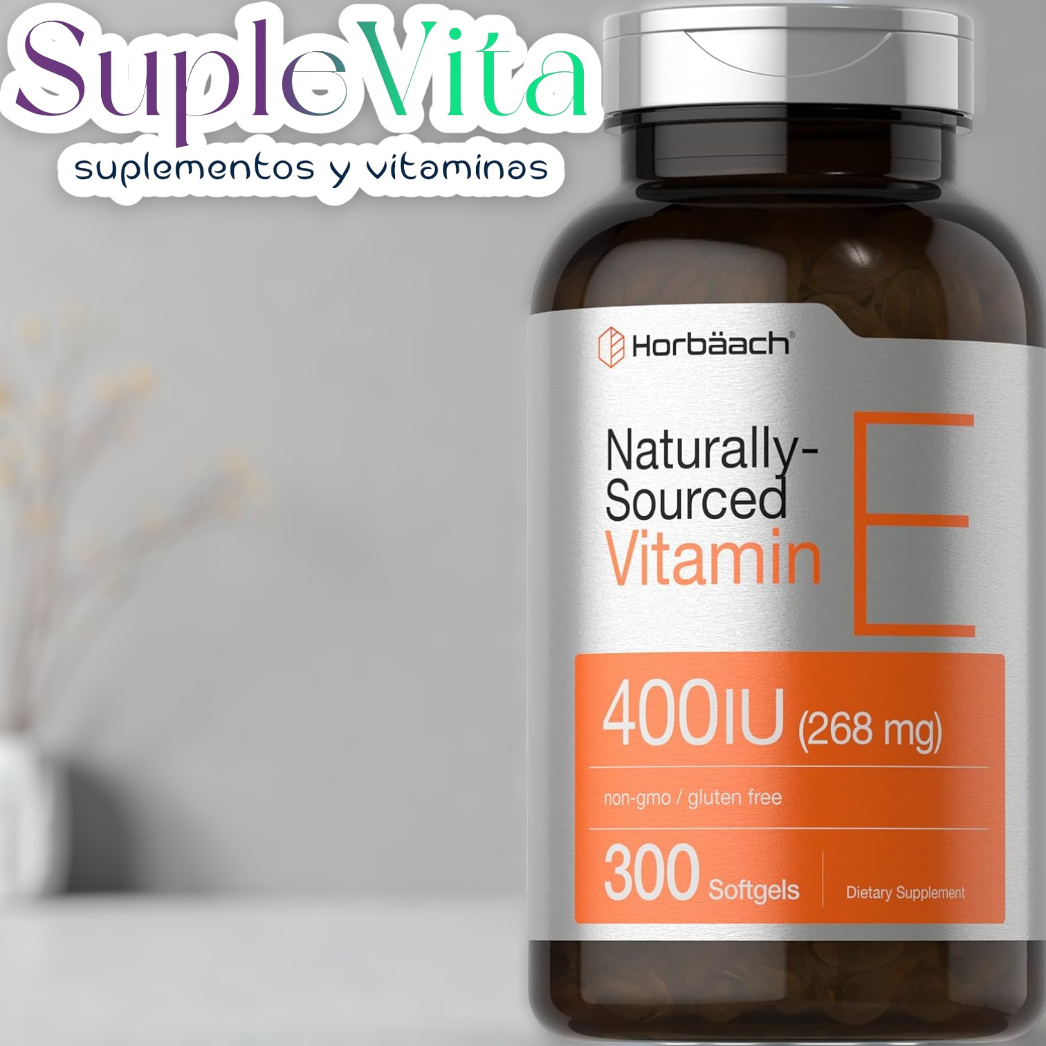 Vitamina E 400IU (268MG) Softgels