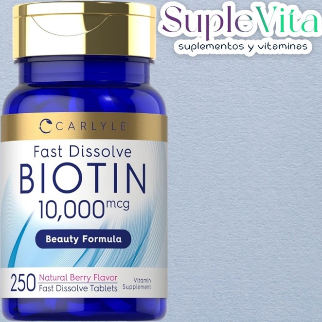 Biotina 10000MCG Tabletas