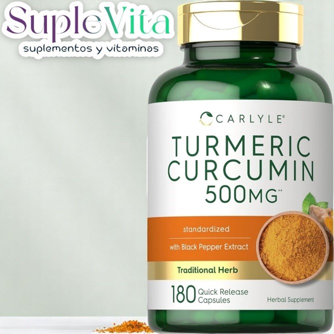 Cúrcuma con pimienta negra 500MG Cápsulas