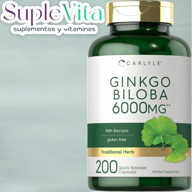 Ginkgo Biloba 6000MG Cápsulas