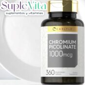 Picolinato de cromo 1000MCG Pastillas