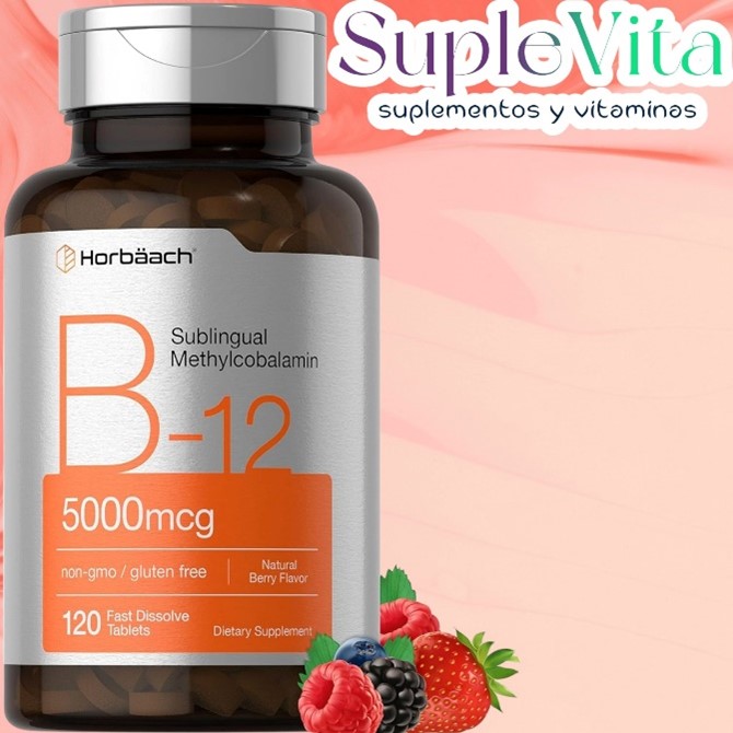 Vitamina B12 Sublingual 5000MCG Cápsulas